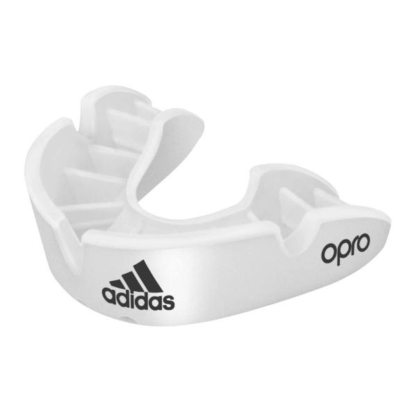 adidas OPRO Bronze Mouthguard WHITE, J 