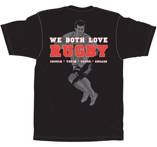 No Pushover Love Rugby T-Shirt 