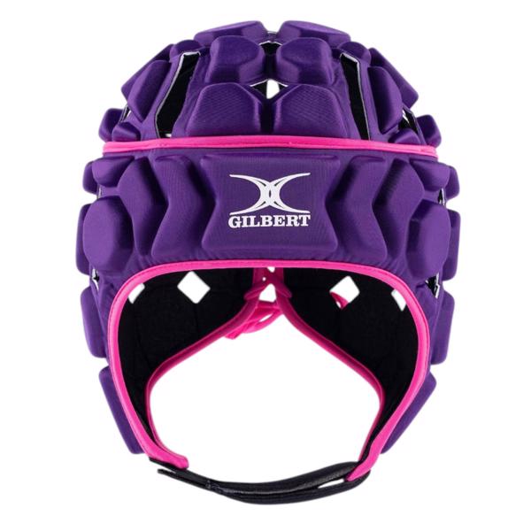 Gilbert Octane Rugby Headguard PURPLE/PINK 
