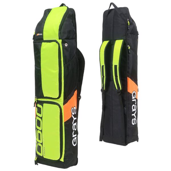 Grays G600 Hockey Kitbag BLACK/YELLOW 