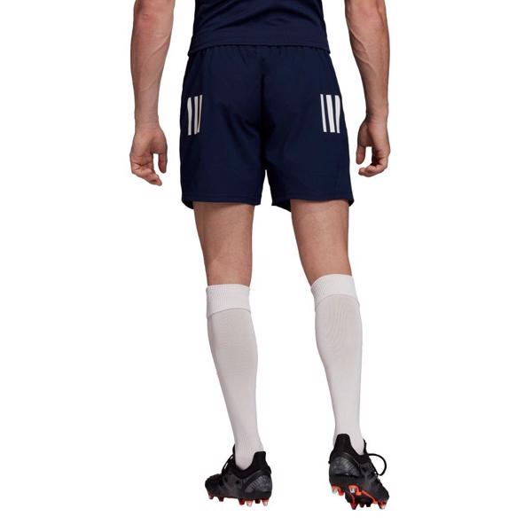 adidas Classic 3 Stripe Rugby Shorts NAVY/WHITE - RUGBY CLOTHING
