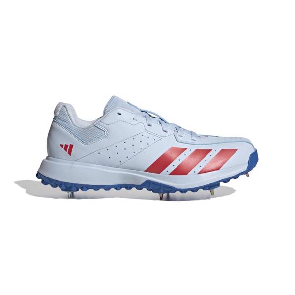 addias HOWZAT Spike Cricket Shoe BLUE/RE 