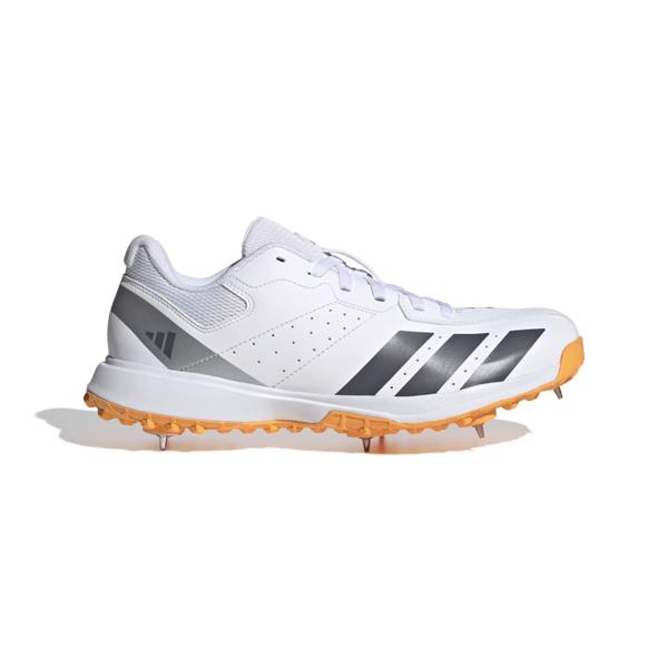 adidas HOWZAT Spike Cricket Shoe WHITE/O 
