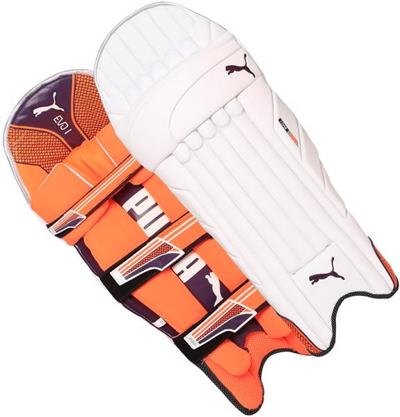 Puma EVO 1 ORANGE Batting Pads CRICKET BATTING PADS