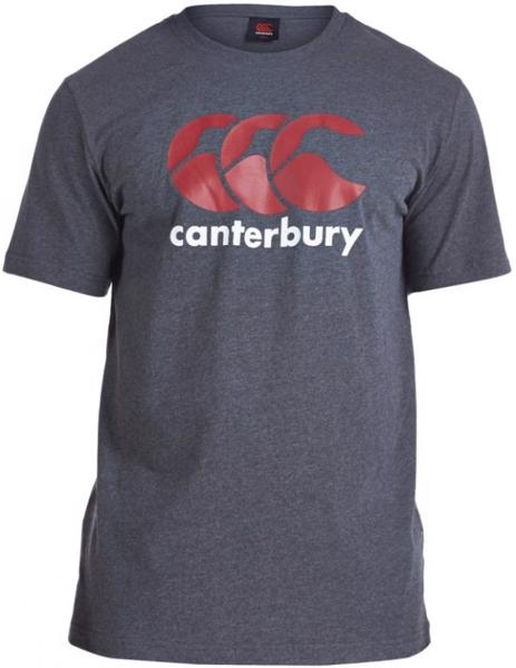 Canterbury CCC Logo T-Shirt, CHARCOAL/RE 