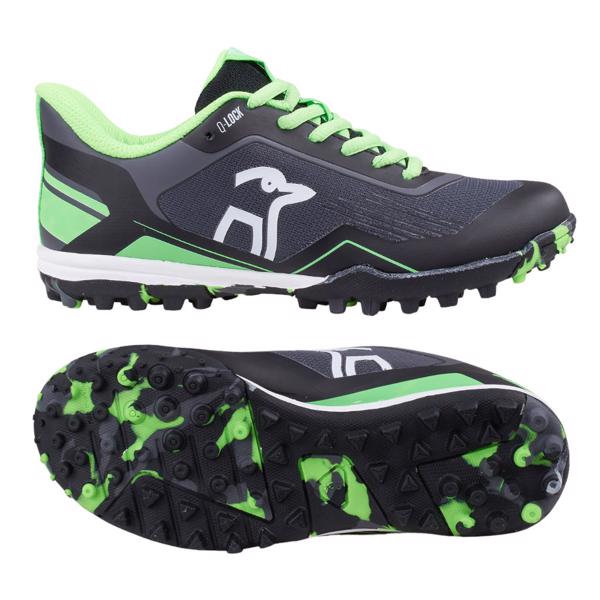 Kookaburra ORBIT Hockey Shoes BLACK/LIME%2 