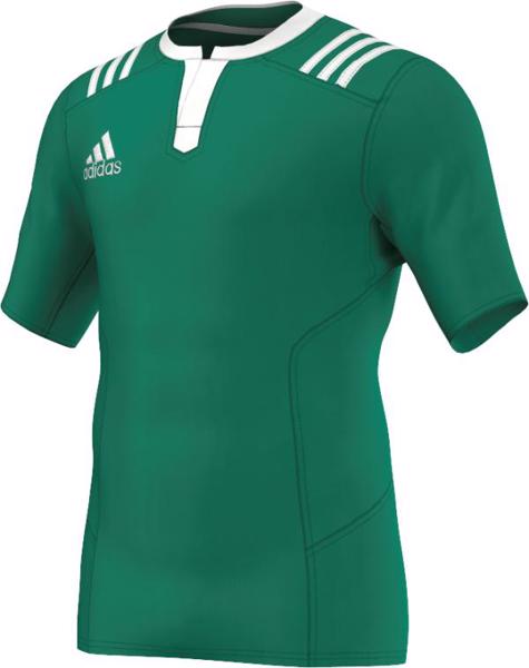 adidas 3 Stripes Fitted Rugby Jersey G 