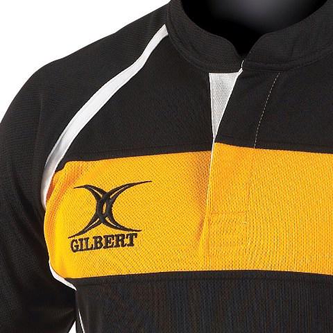 Gilbert Xact Hooped Match Rugby Shirt 