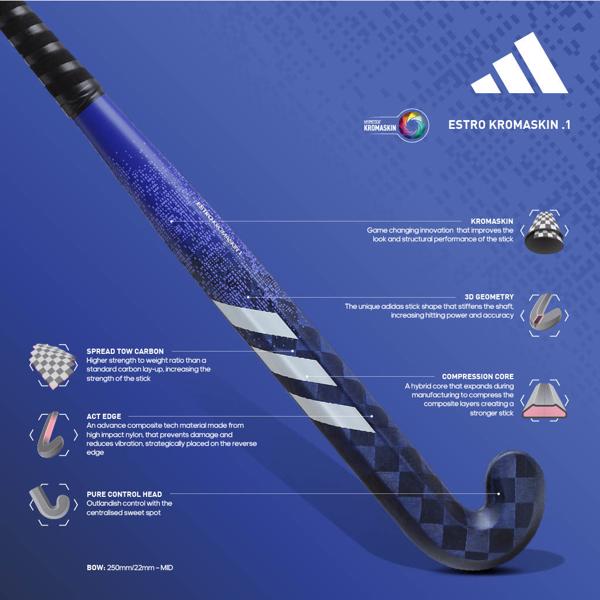 adidas Estro Kromaskin .1 Hockey Stick%2 