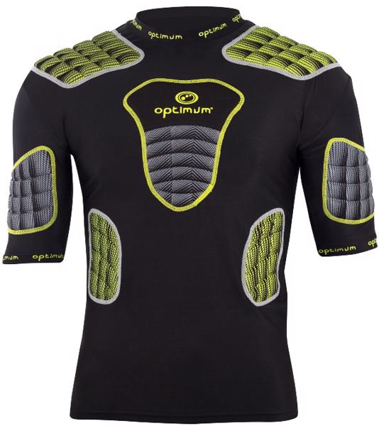 Optimum Atomik Rugby Protection JUNIOR YELLOW/GREY RUGBY BODY PROTECTION