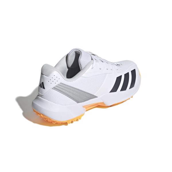 adidas 22YDS Spike Cricket Shoe WHITE/OR 