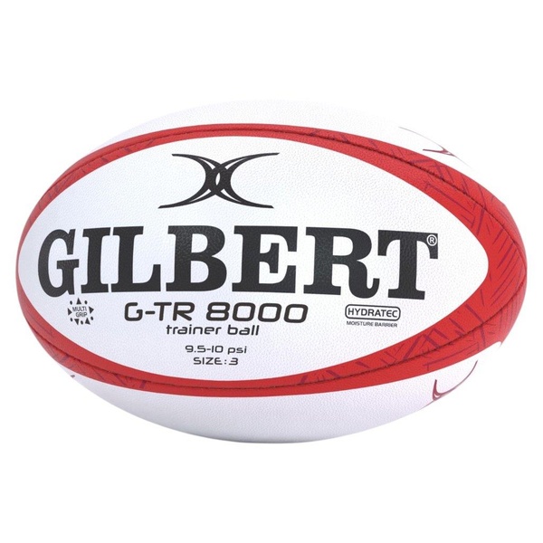 Gilbert G-TR8000 Training Rugby Ball RED 