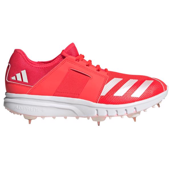 adidas Howzat Spike Cricket Shoe RED/WHI 