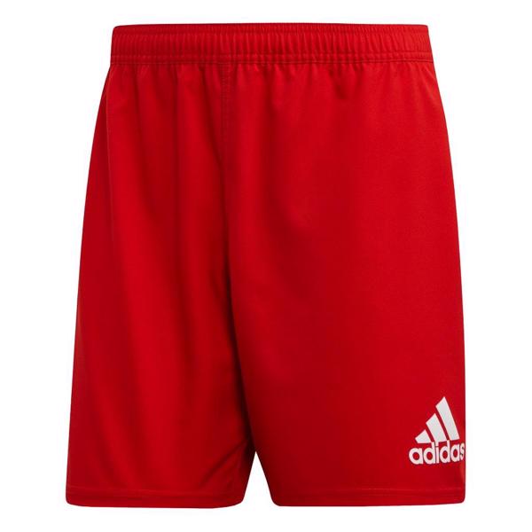 adidas 3 Stripe Rugby Shorts RED/WHITE 