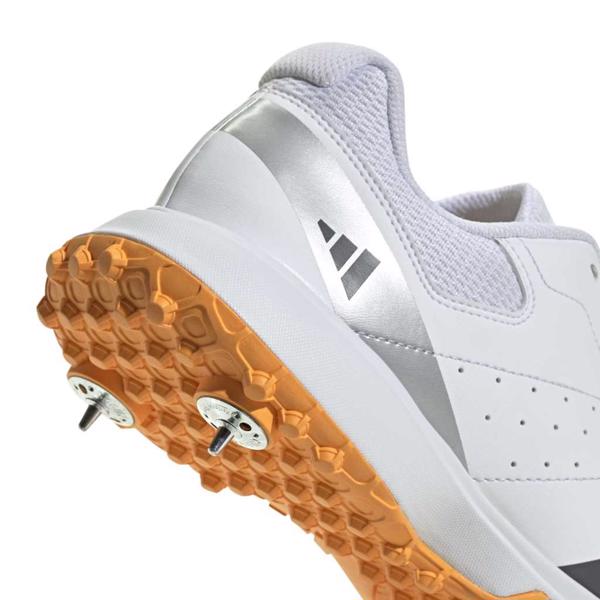 adidas HOWZAT Spike Cricket Shoe WHITE/O 
