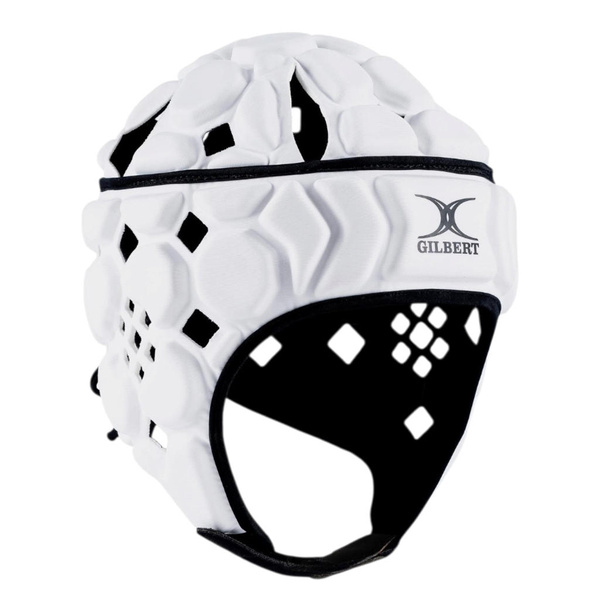Gilbert Octane Rugby Headguard WHITE/BLACK 
