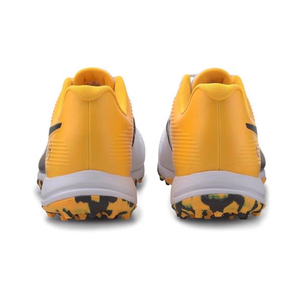 Puma 19 FH Rubber one8 Cricket Shoe WHITE/ORANGE CRICKET SHOES