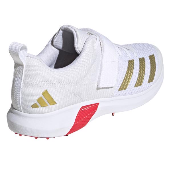 adidas Vector Spike Cricket Shoe RED/GOL 