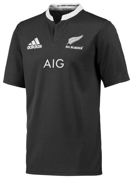 adidas All Blacks Short Sleeve Rugby J 