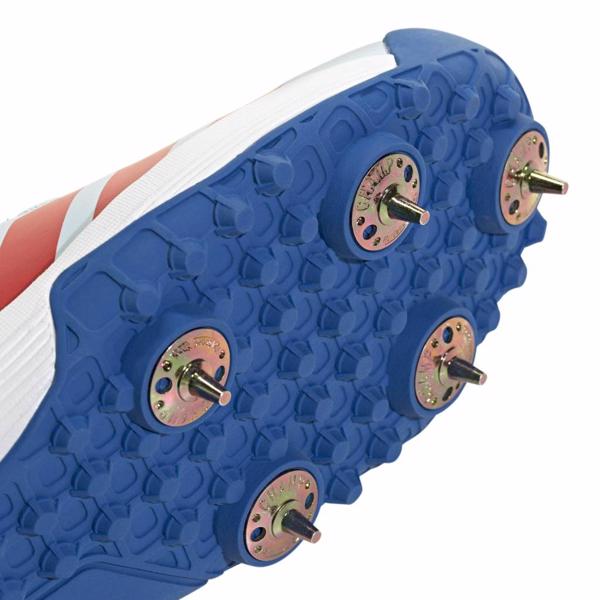 adidas HOWZAT Spike Cricket Shoe BLUE/RE 