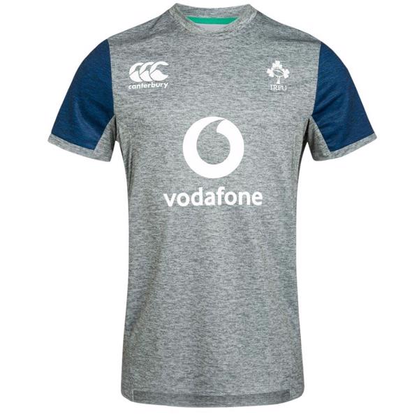 Canterbury Ireland Rugby Vapodri Drill Tee STATIC MARL RUGBY CLOTHING