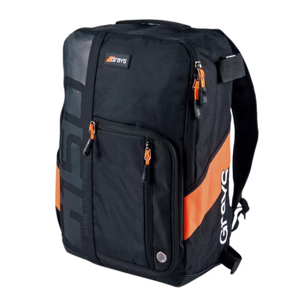 Grays G150 Hockey Backpack BLACK/ORANGE 