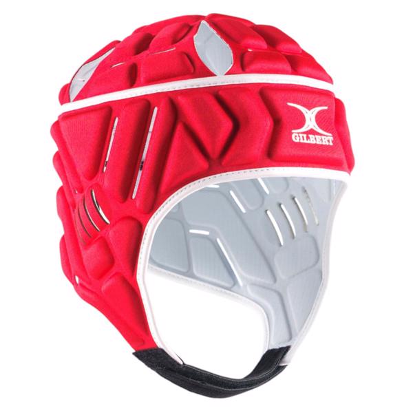 Gilbert Vapour 5-25 Rugby Headguard RED 