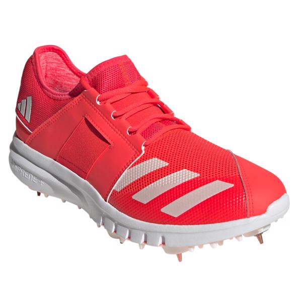 adidas Howzat Spike Cricket Shoe RED/WHI 