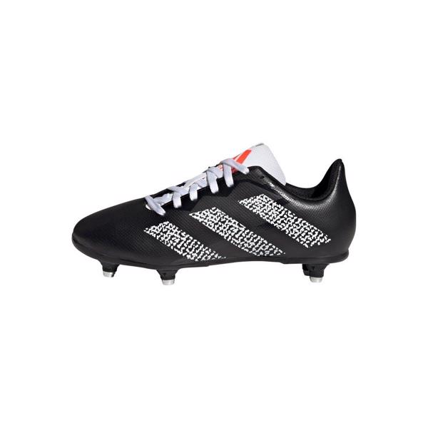 adidas RUGBY JUNIOR SG Boots BLACK/WHITE 