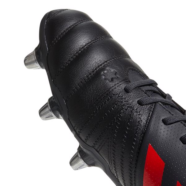 adidas Kakari Elite SG Rugby Boots BLACK/RED - CLEARANCE RUGBY BOOTS