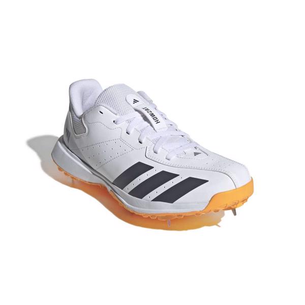 adidas HOWZAT Spike Cricket Shoe WHITE/O 