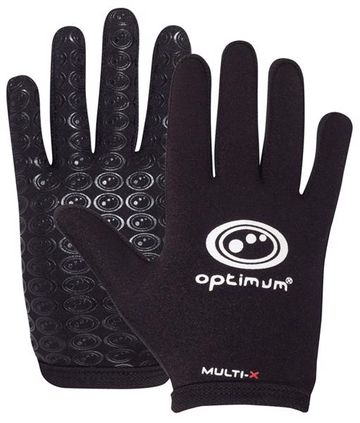Optimum Multi-X Rugby Gloves BLACK 