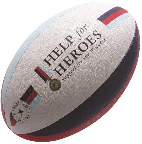 Gilbert Help For Heroes Rugby Ball 