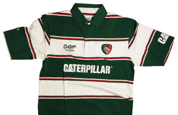 Cotton Traders Leicester Home Rugby Jers 