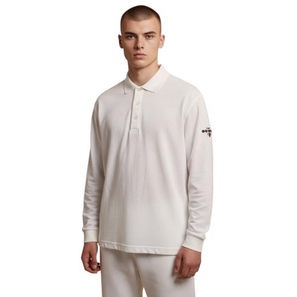 Dukes Pique Long Sleeve Cricket Shirt  