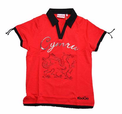 KooGa Wales Ladies Supporters shirt 