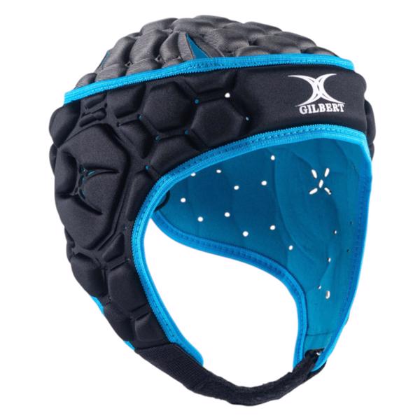 Gilbert XP250 Rugby Headguard BLACK/BLUE 