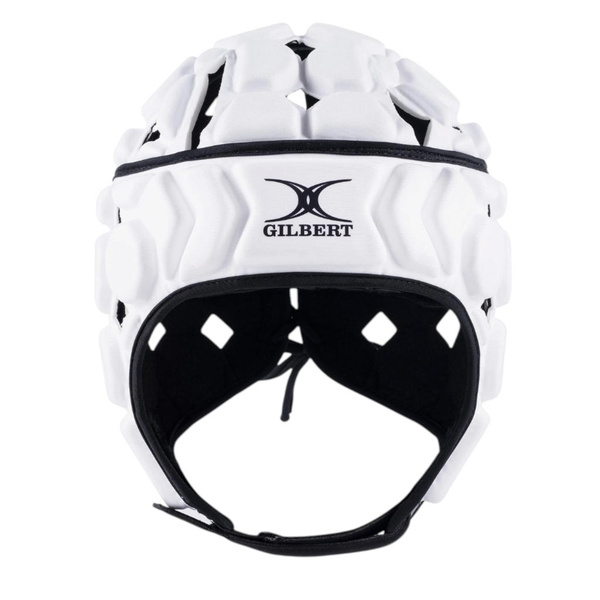 Gilbert Octane Rugby Headguard WHITE/BLACK 