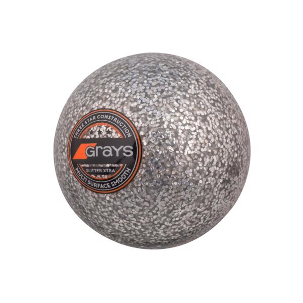 Grays Glitter Xtra Hockey Ball SILVER 