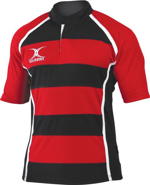 Gilbert Xact Hooped Rugby Shirt JUNIOR 