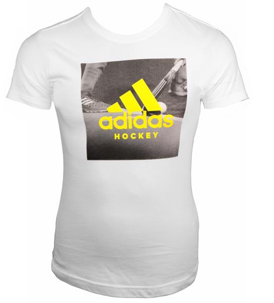 adidas Womens Hockey Graphic Logo Tshirt 
