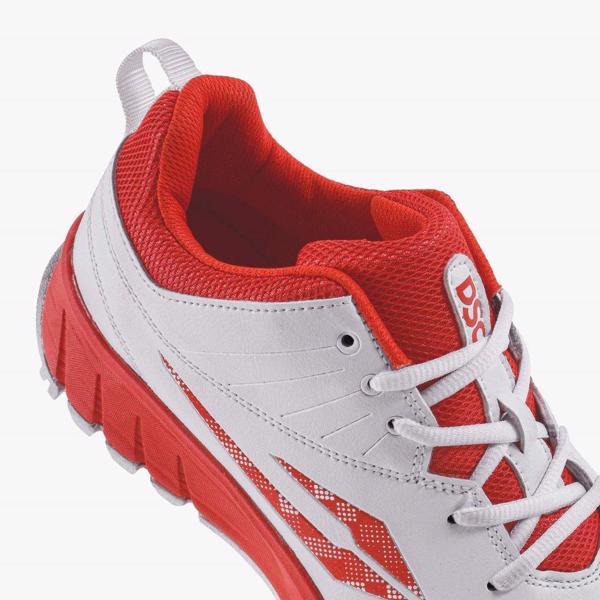 DSC Superstorm Rubber Cricket Shoes RED% 
