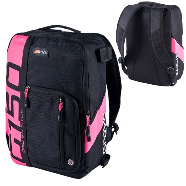 Grays G150 Hockey Backpack BLACK/PINK 
