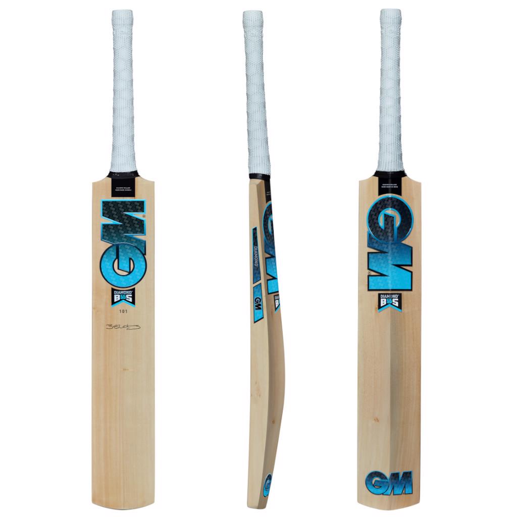 GM Diamond 101 Junior Cricket Bat  sizes 4,,5,6 & harrow free delivery 