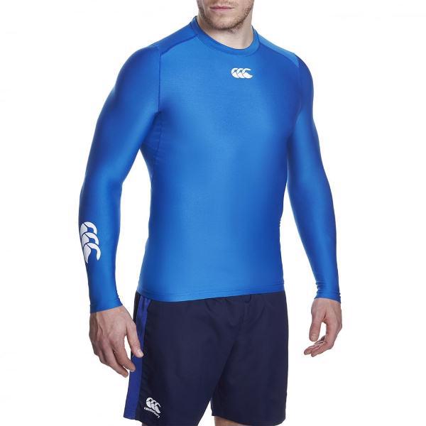 Canterbury Thermoreg Baselayer L/S Top BLUE - LONG SLEEVE BASE LAYERS
