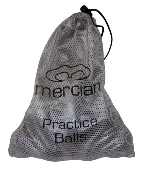 Mercian Practice Dimple Hockey Balls, Bag of 12, ORANGE
