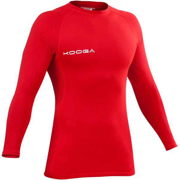 Kooga Power Shirt Pro Base Layer Top RED 