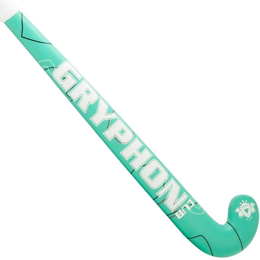 Gryphon CUB Wooden Hockey Stick TEAL, JUNIOR