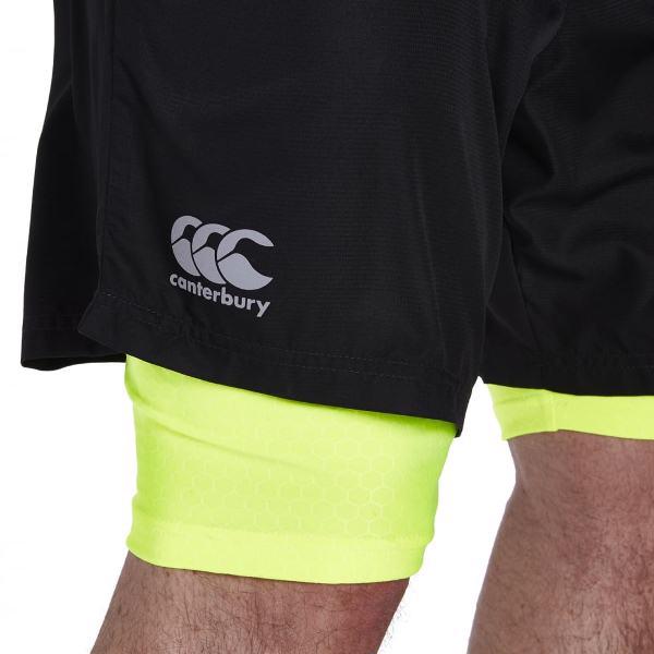 Canterbury, 2in1 Shorts Mens, Black