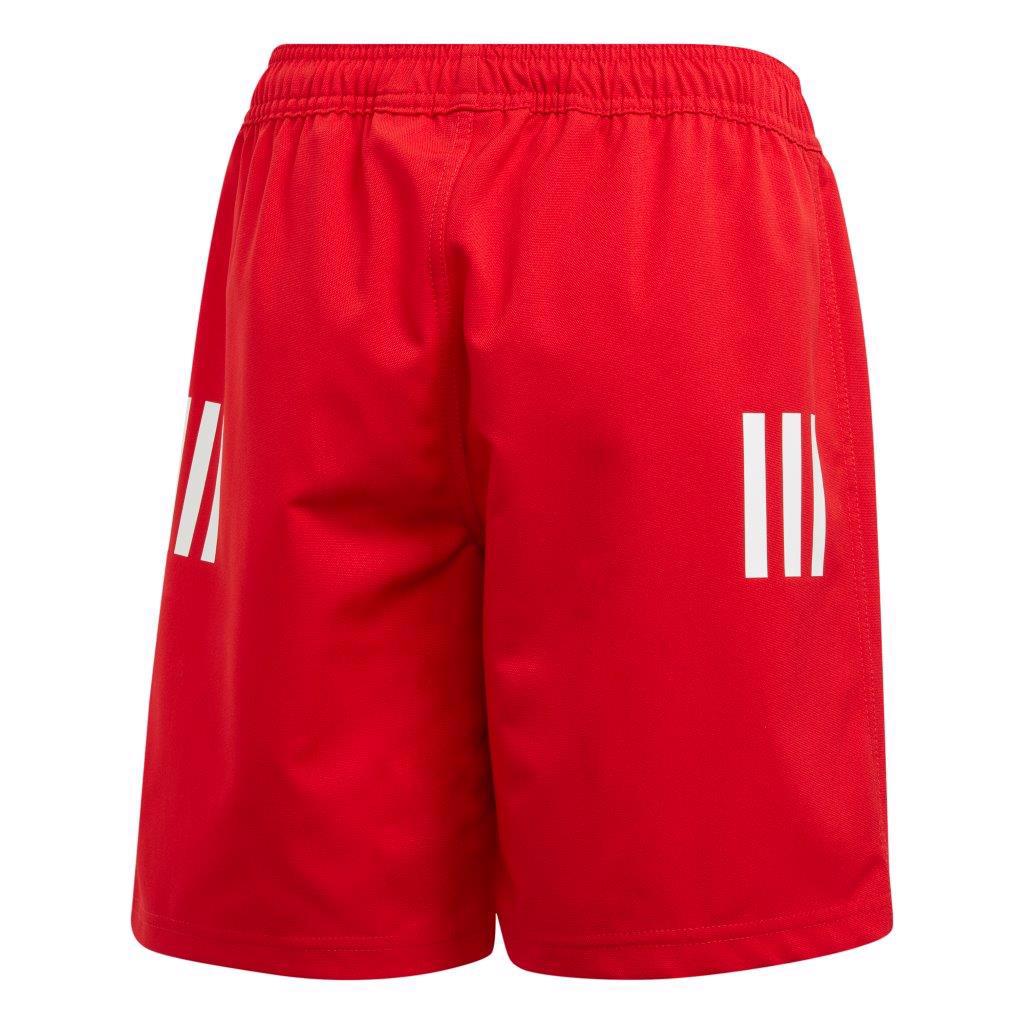 adidas 3 stripe rugby shorts